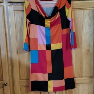 COPY - Nwot mod dress. Size L. No tags. Polyester.